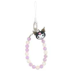 Japan Original Kuromi Beaded Smartphone Charm