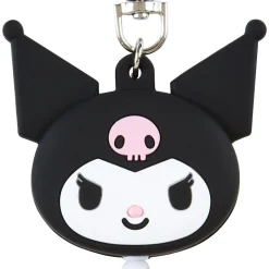 Japan Original Kuromi Bestie Face Badge Reel