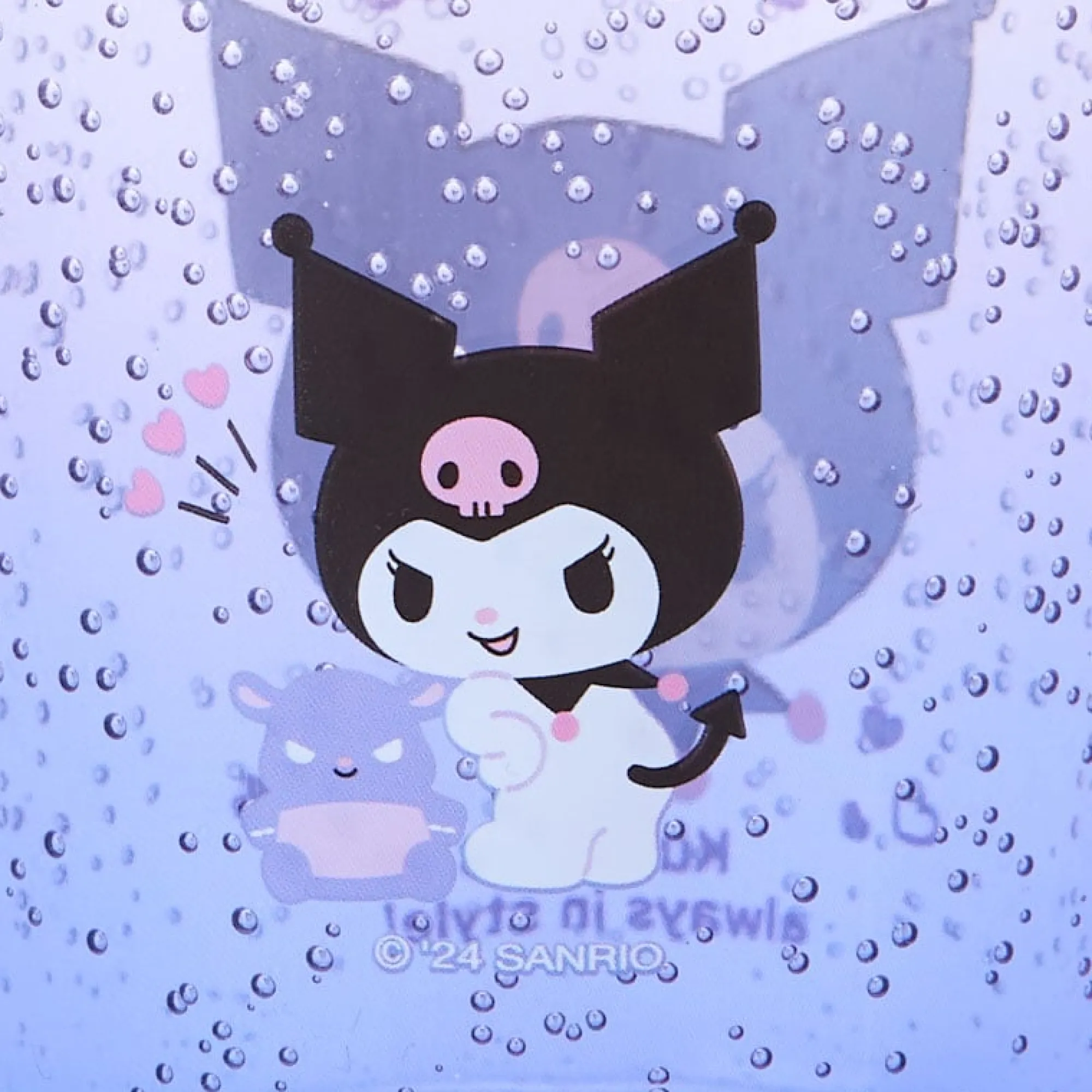 Japan Original Kuromi Bubbles Plastic Cup
