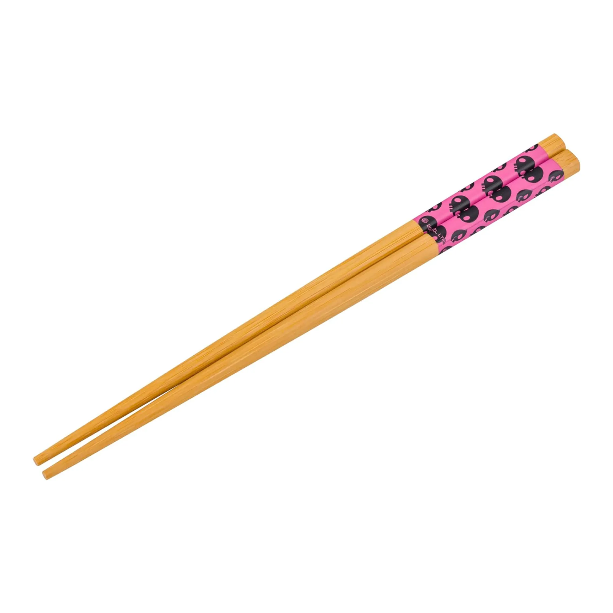 Silver Buffalo Kuromi Ceramic Ramen Bowl and Chopstick Set (Metal Logo)
