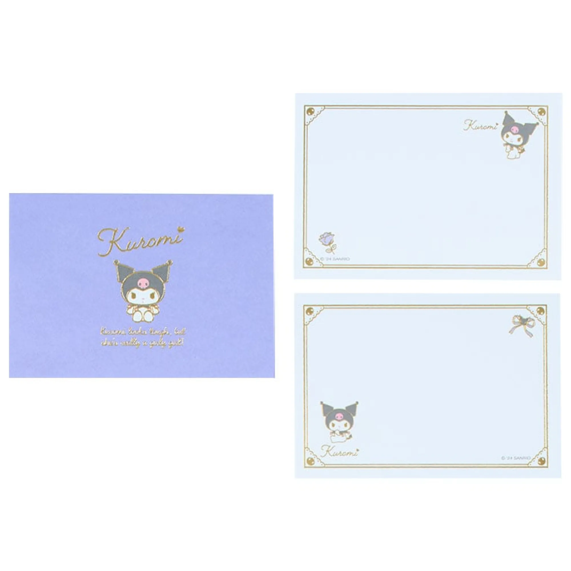 Japan Original Kuromi Classic Mini Memo Pad