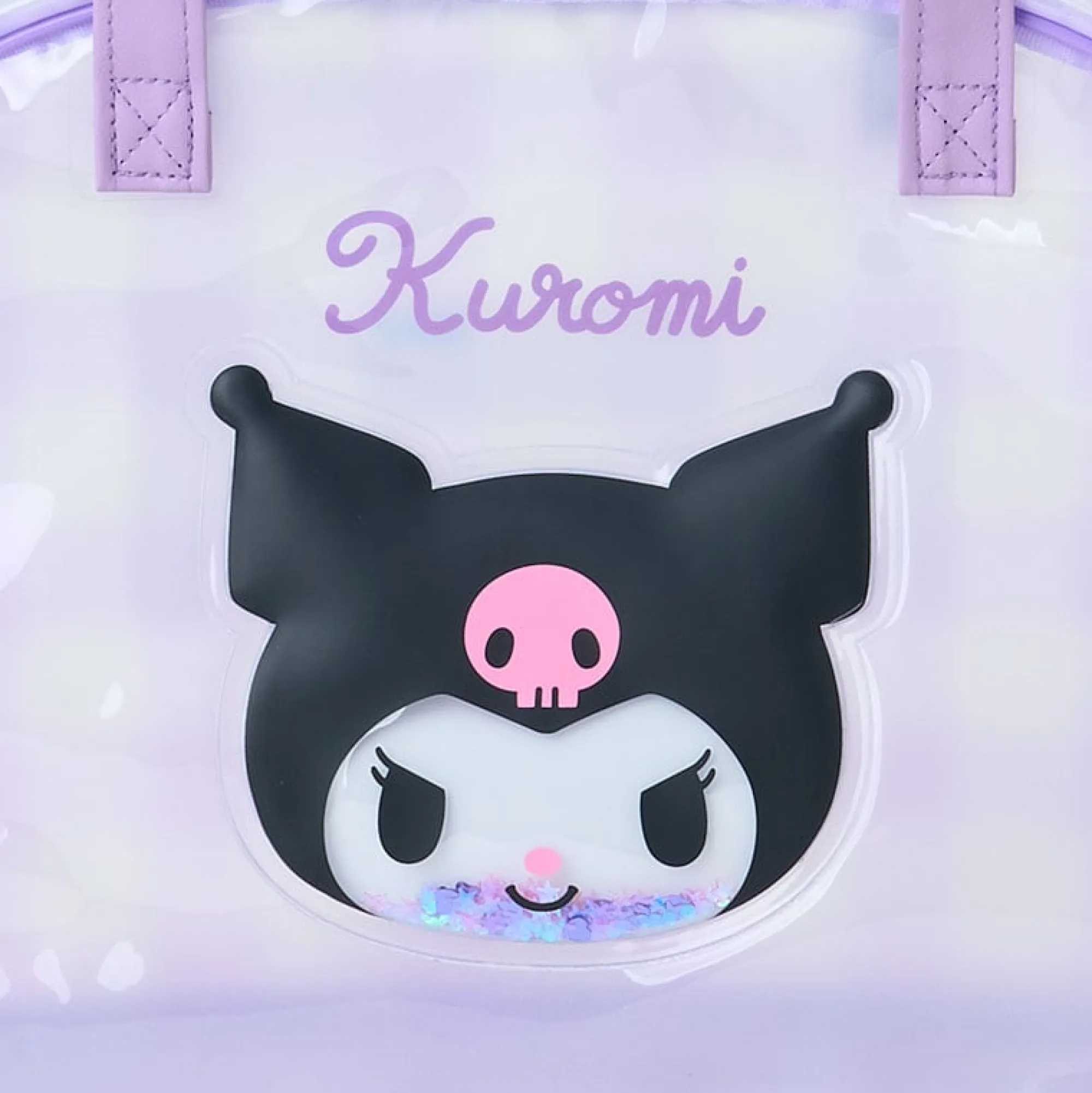 Japan Original Kuromi Clear Gingham Mini Handbag