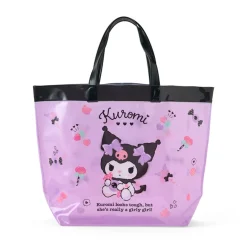 Japan Original Kuromi Clear Vinyl Tote Bag