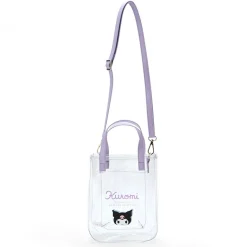 Japan Original Kuromi Clear 2-Way Mini Tote