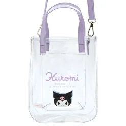 Japan Original Kuromi Clear 2-Way Mini Tote