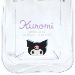 Japan Original Kuromi Clear 2-Way Mini Tote