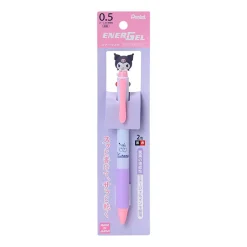 Japan Original Kuromi 2-Color Pentel EnerGel Retractable Pen