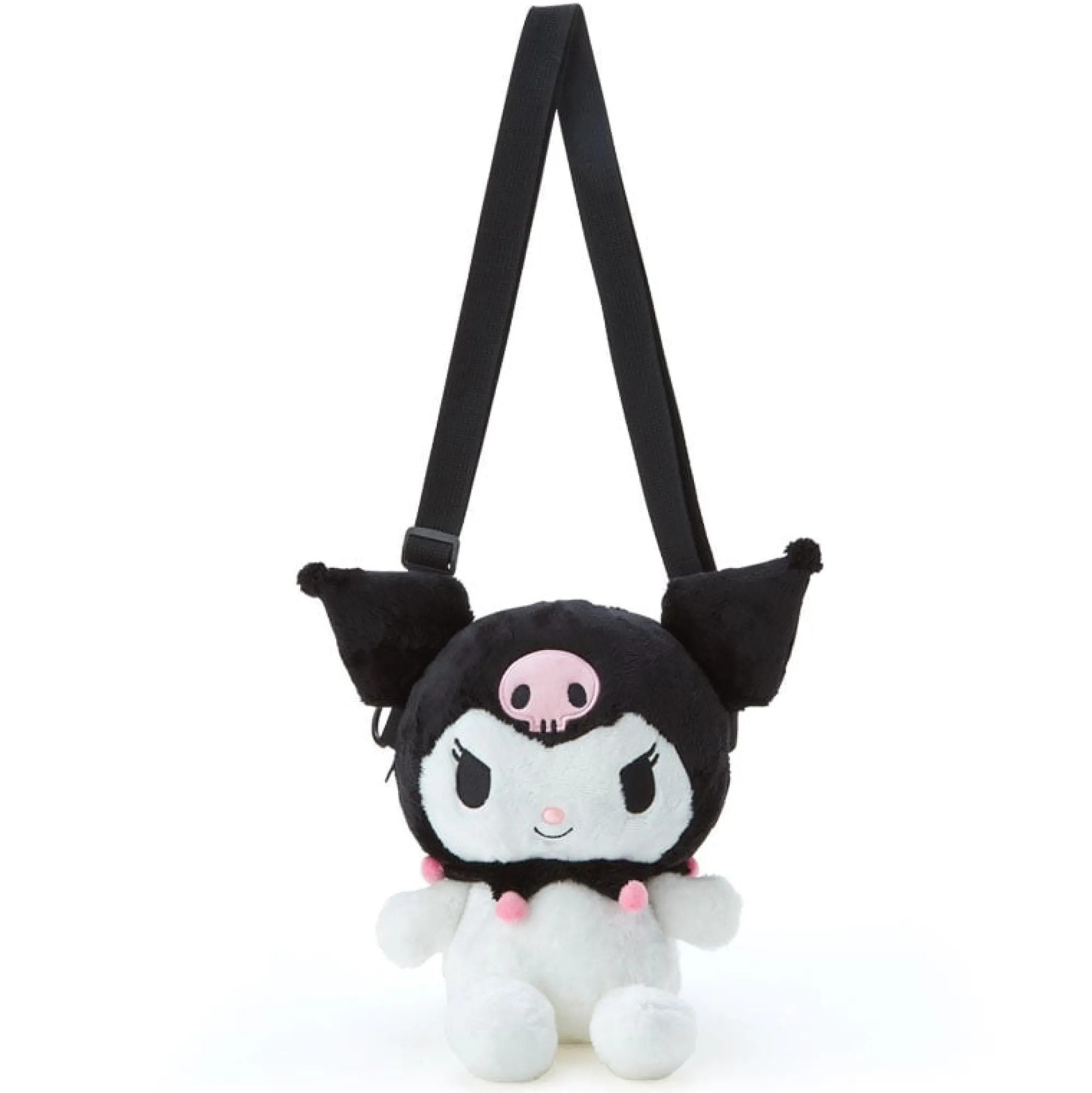 Japan Original Kuromi Convertible Plush Bag