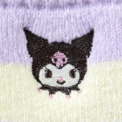 Japan Original Kuromi Cozy Cuff Striped Lounge Socks