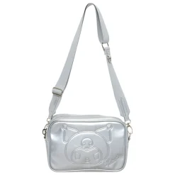 Japan Original Kuromi Crossbody Bag (Silver Houndstooth Series)