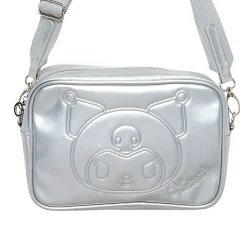 Japan Original Kuromi Crossbody Bag (Silver Houndstooth Series)
