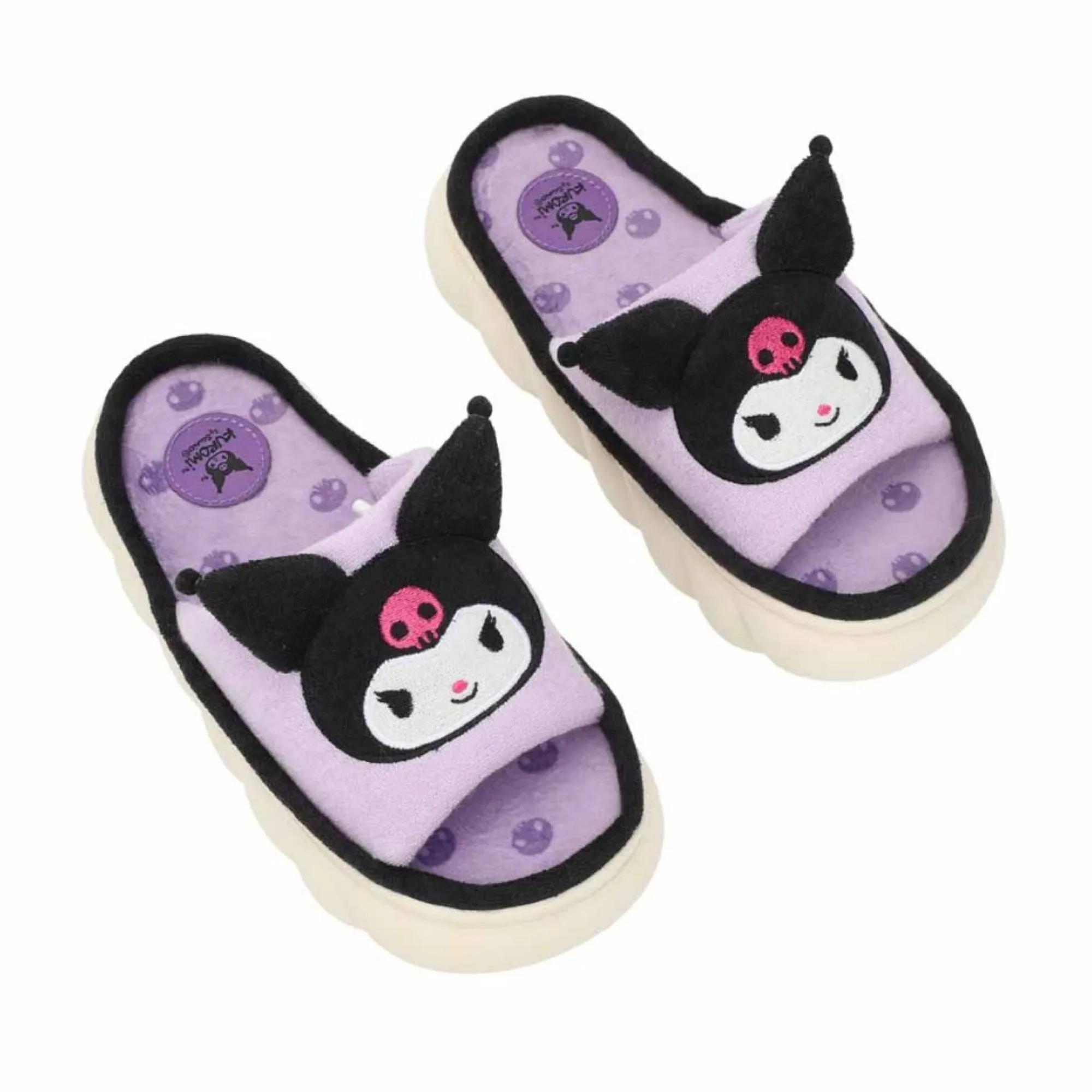 BIOWORLD Kuromi 3D Cloud Loungewear Slides