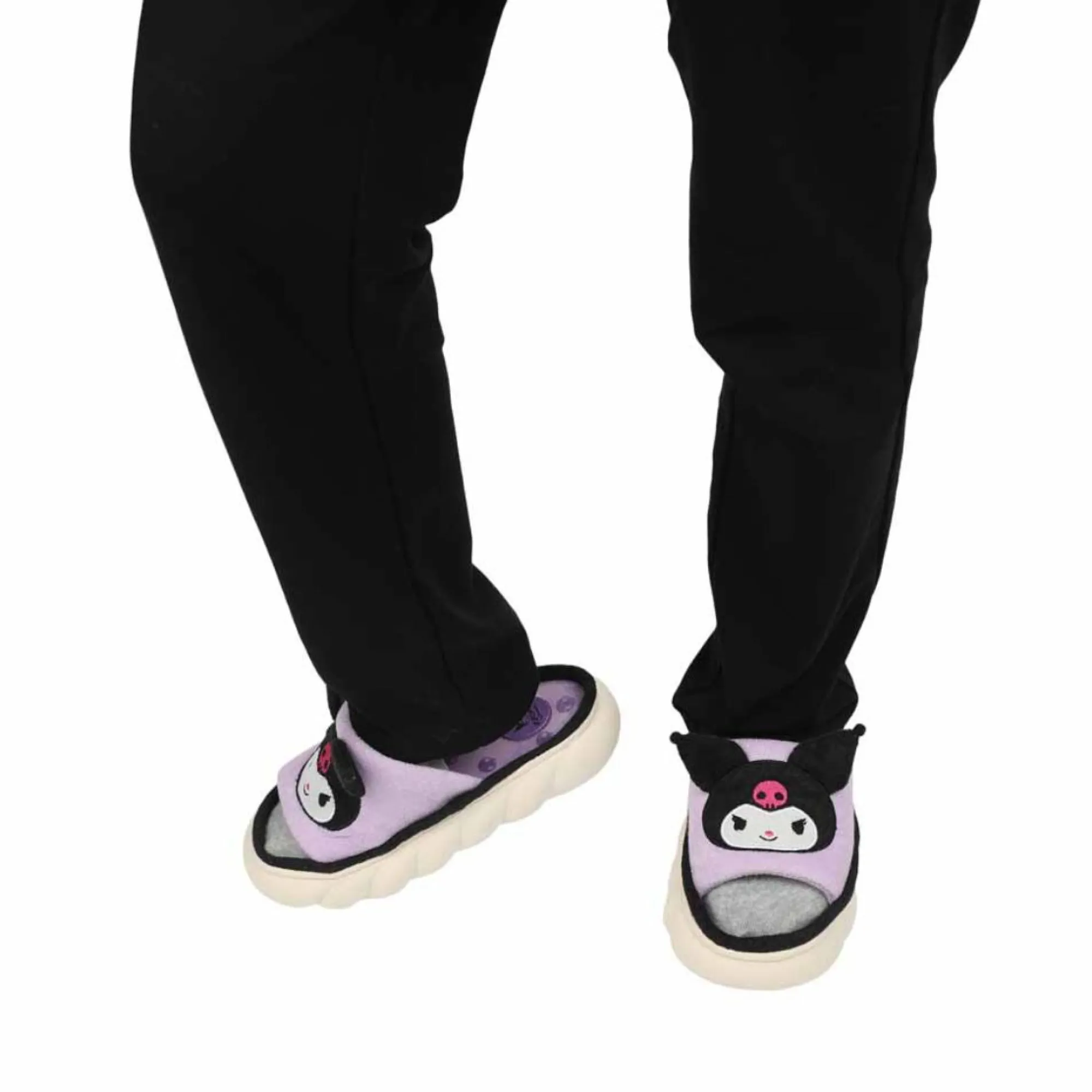 BIOWORLD Kuromi 3D Cloud Loungewear Slides