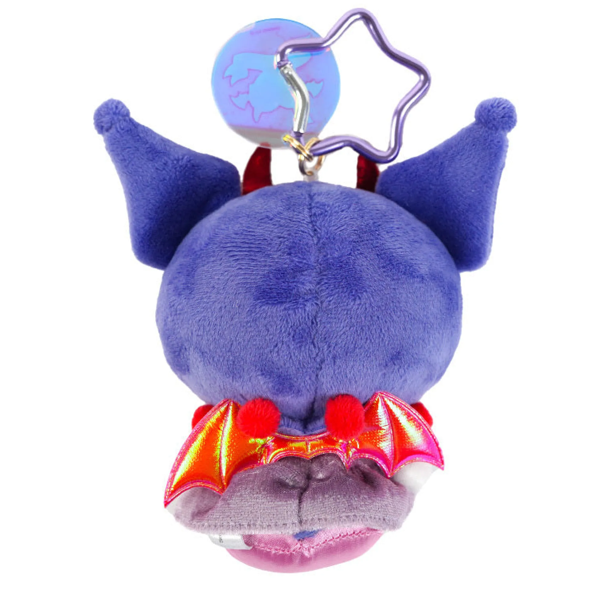 Global Original Kuromi Dark Plush Mascot Keychain (Bright and Dark Angel Series)