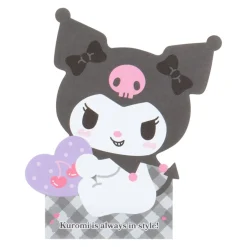 Japan Original Kuromi Die-cut Memo Pad (Expressions)
