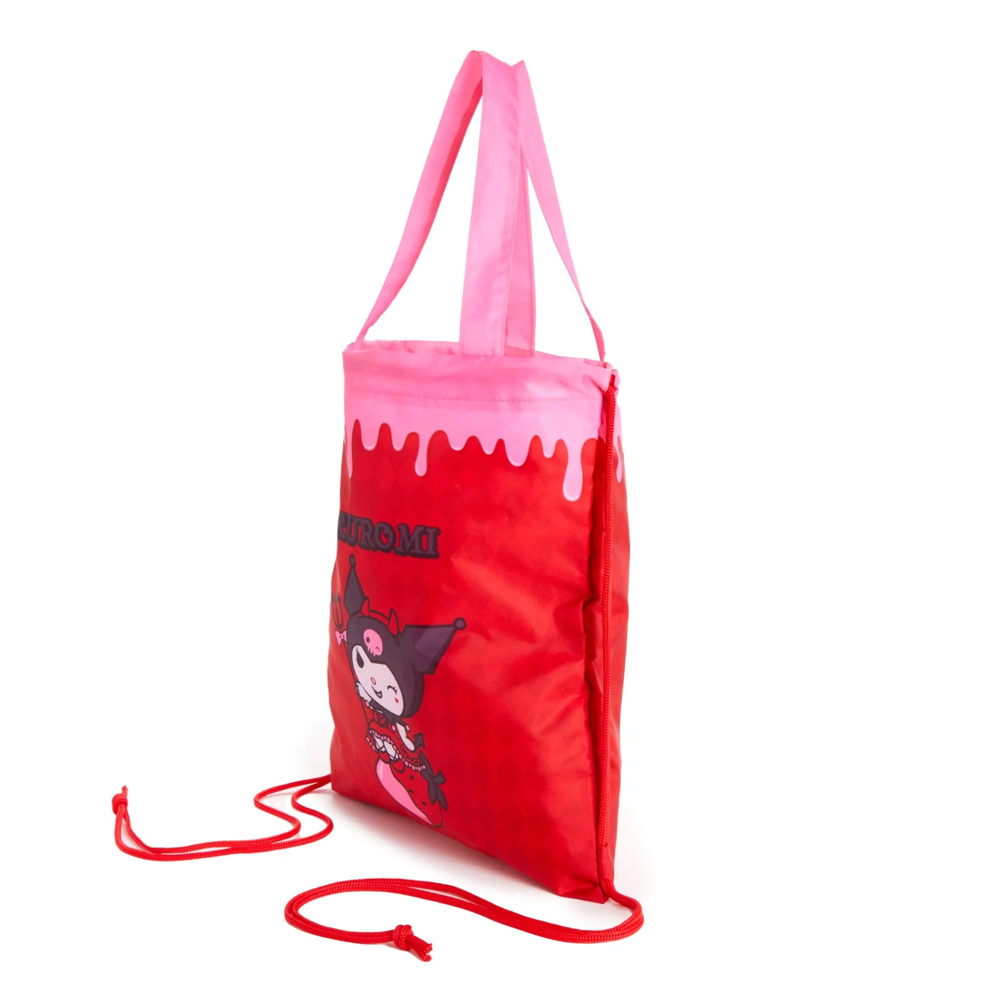 NAKAJIMA CORPORATION Kuromi Drawstring Backpack (Strawberry Treat Series)