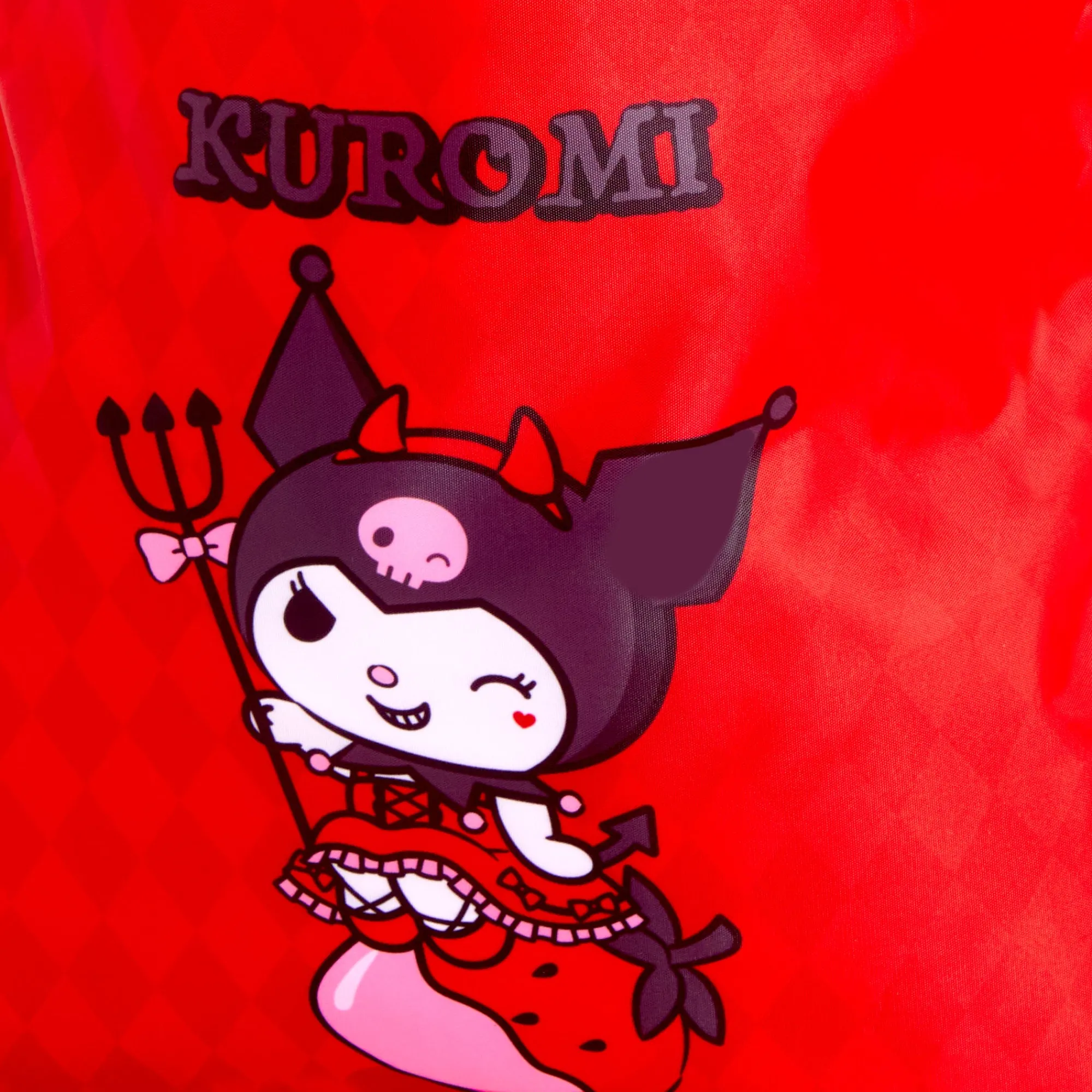 NAKAJIMA CORPORATION Kuromi Drawstring Backpack (Strawberry Treat Series)