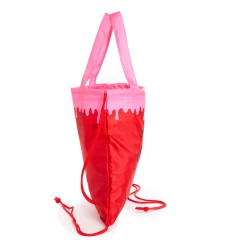 NAKAJIMA CORPORATION Kuromi Drawstring Backpack (Strawberry Treat Series)