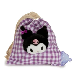 NAKAJIMA CORPORATION Kuromi Drawstring Pouch (Gingham Cafe Series)