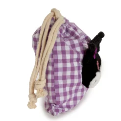 NAKAJIMA CORPORATION Kuromi Drawstring Pouch (Gingham Cafe Series)
