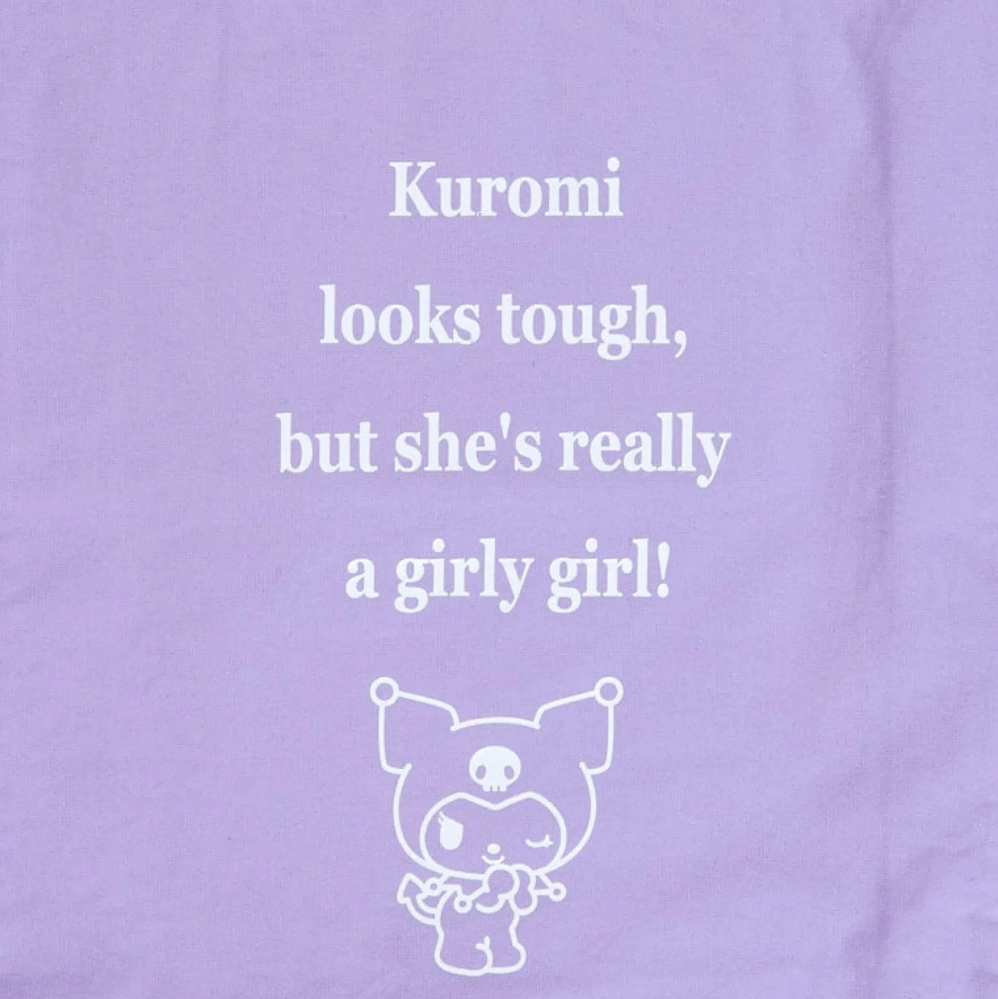 Japan Original Kuromi Everyday Cotton Tote Bag