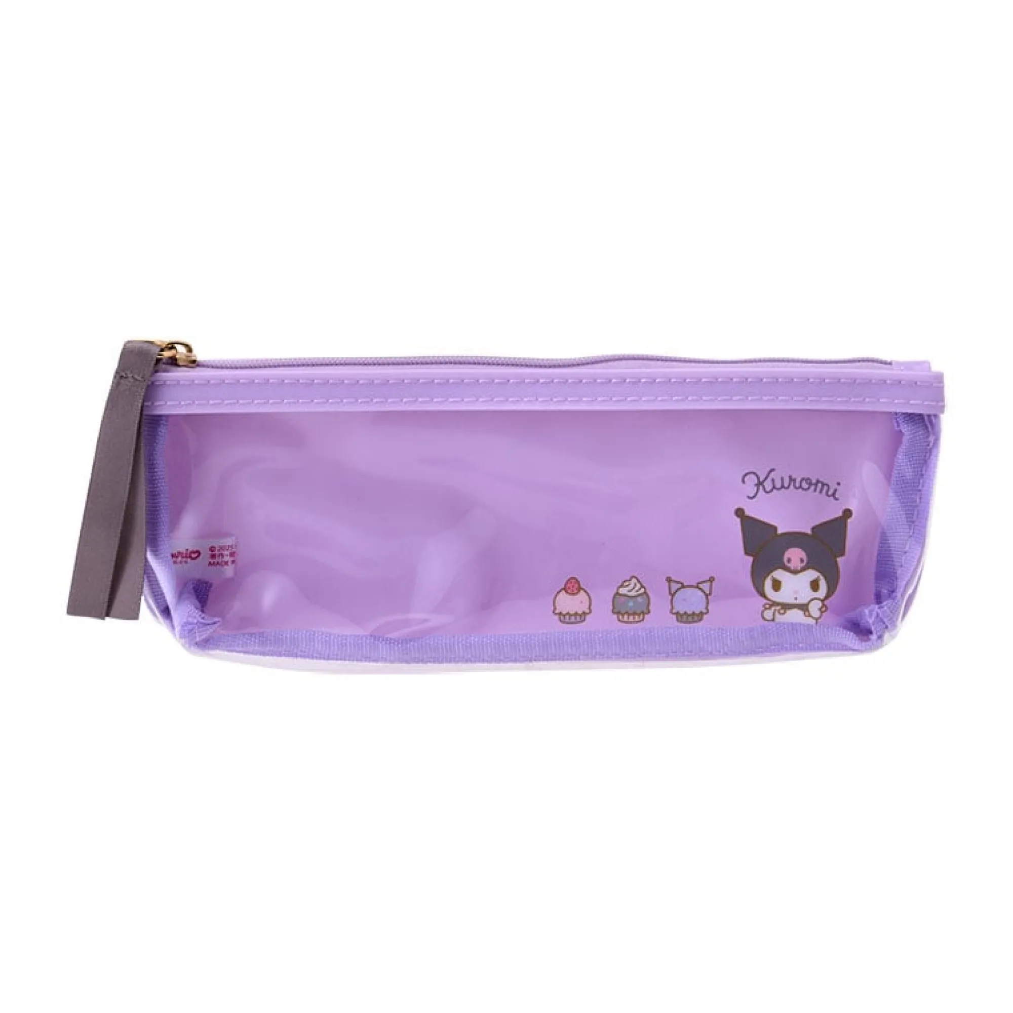 Japan Original Kuromi Everyday Slim Pencil Pouch