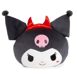 NAKAJIMA CORPORATION Kuromi Face Plush (Strawberry Treat Series)