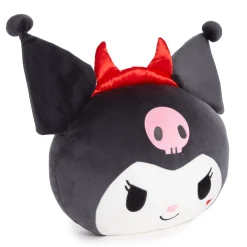NAKAJIMA CORPORATION Kuromi Face Plush (Strawberry Treat Series)