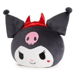NAKAJIMA CORPORATION Kuromi Face Plush (Strawberry Treat Series)