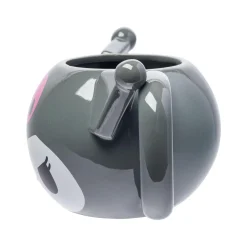 Silver Buffalo Kuromi Face Sculpted Mug (Gray)