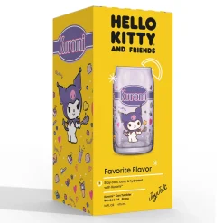 JoyJolt Kuromi Favorite Flavor Lidded Glass Tumbler