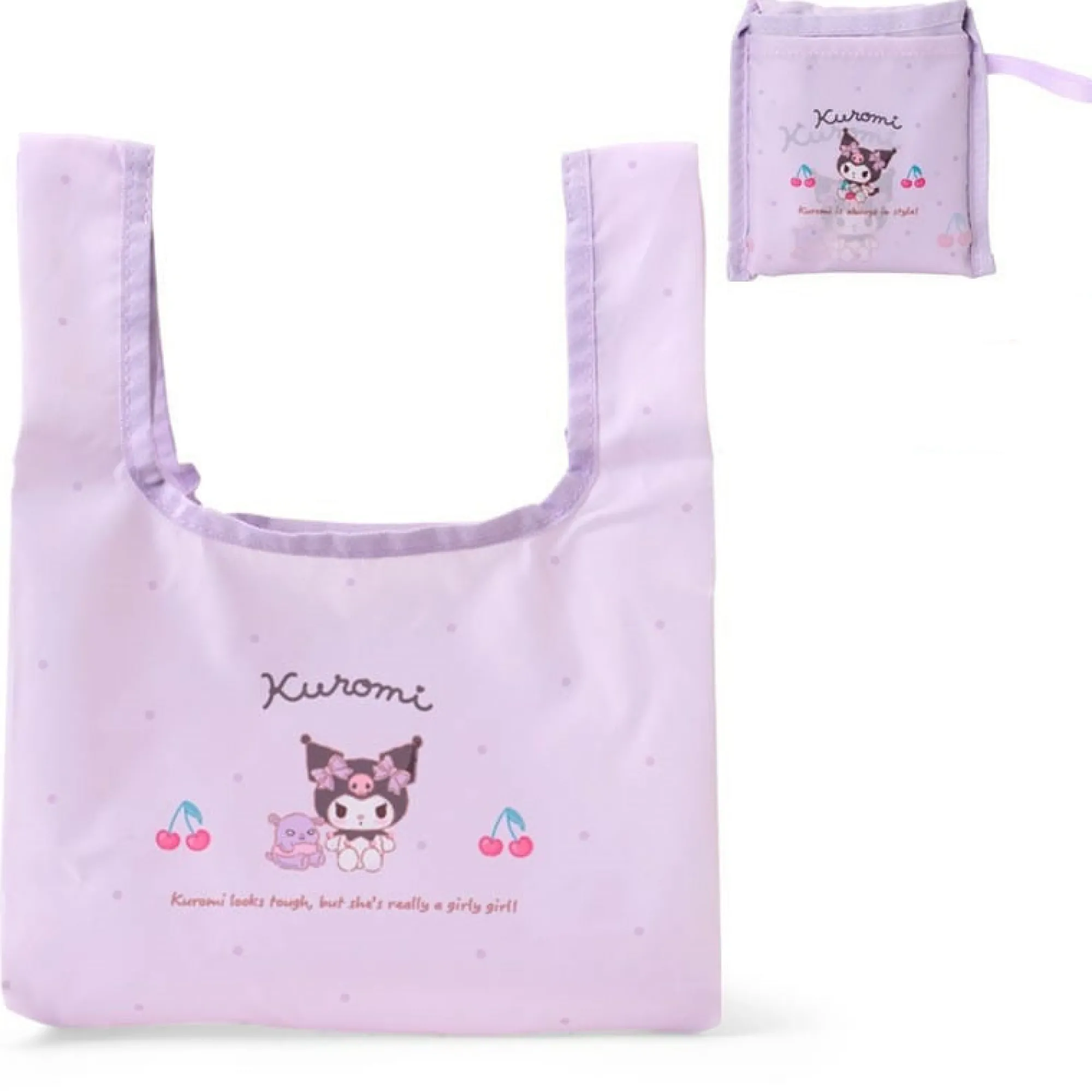 Japan Original Kuromi Foldable Lunch Tote