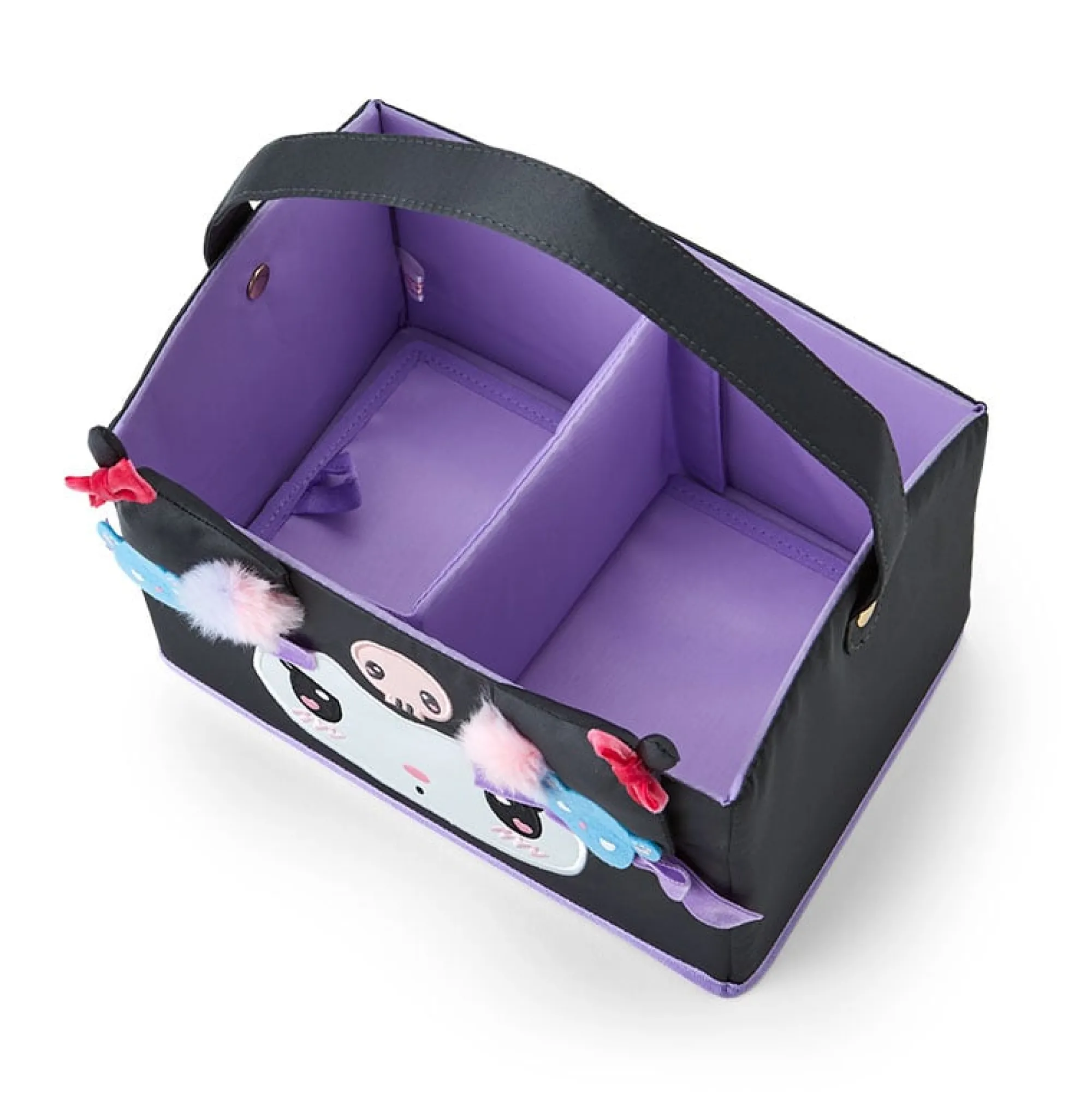 Japan Original Kuromi Foldable Storage Caddy (Slumber Room Series)