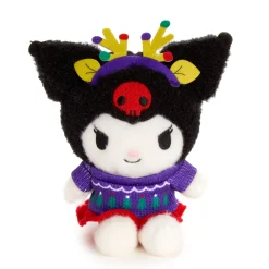 Japan Original Kuromi Fuzzy Plush (Sweater Weather Series)