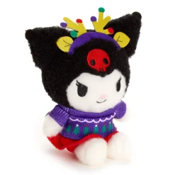 Japan Original Kuromi Fuzzy Plush (Sweater Weather Series)