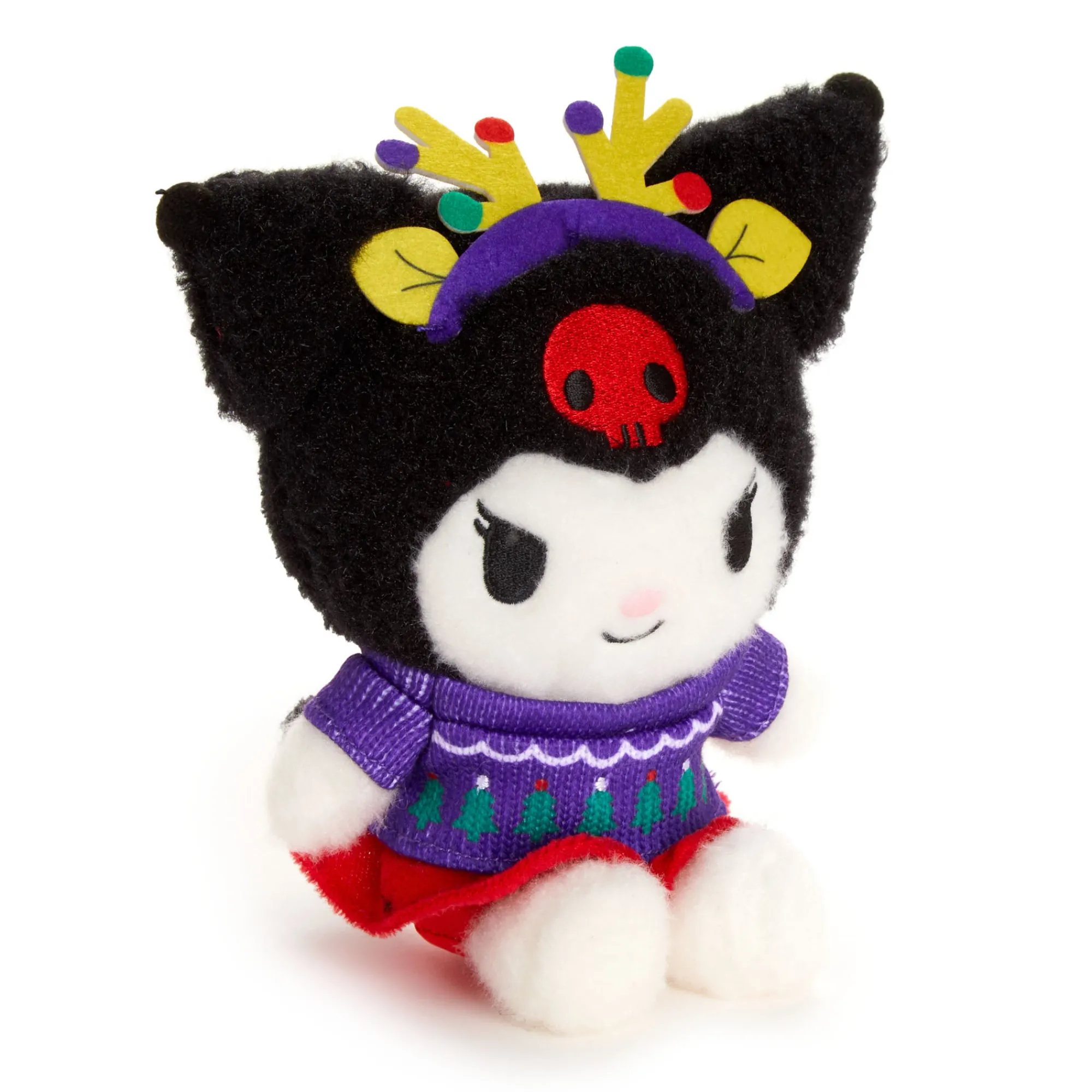 Japan Original Kuromi Fuzzy Plush (Sweater Weather Series)