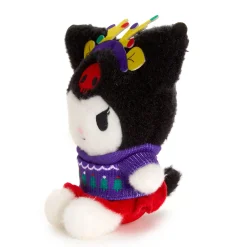 Japan Original Kuromi Fuzzy Plush (Sweater Weather Series)