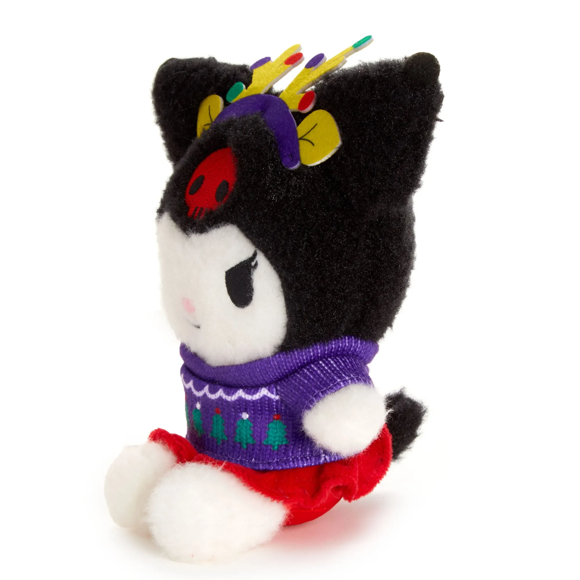 Japan Original Kuromi Fuzzy Plush (Sweater Weather Series)