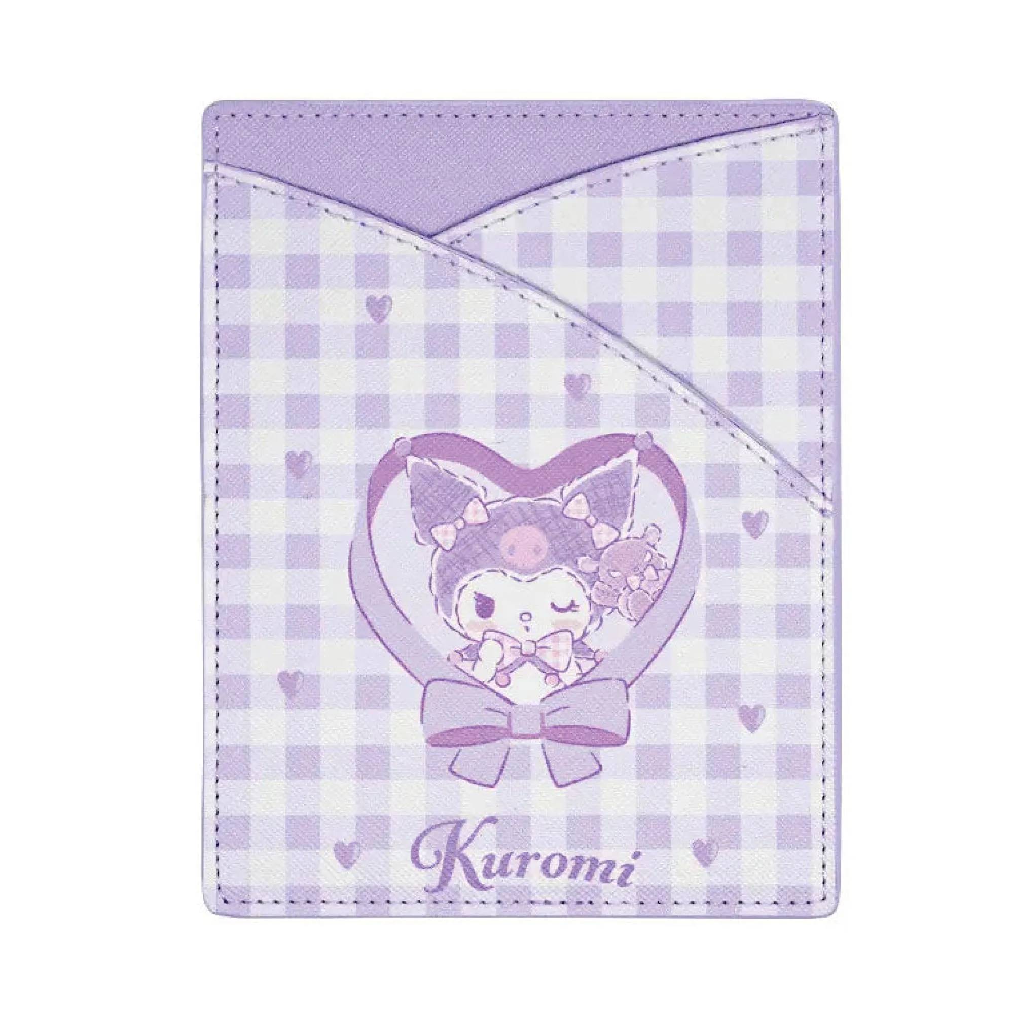 Global Original Kuromi Gingham Travel Wallet