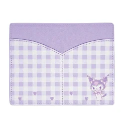 Global Original Kuromi Gingham Travel Wallet