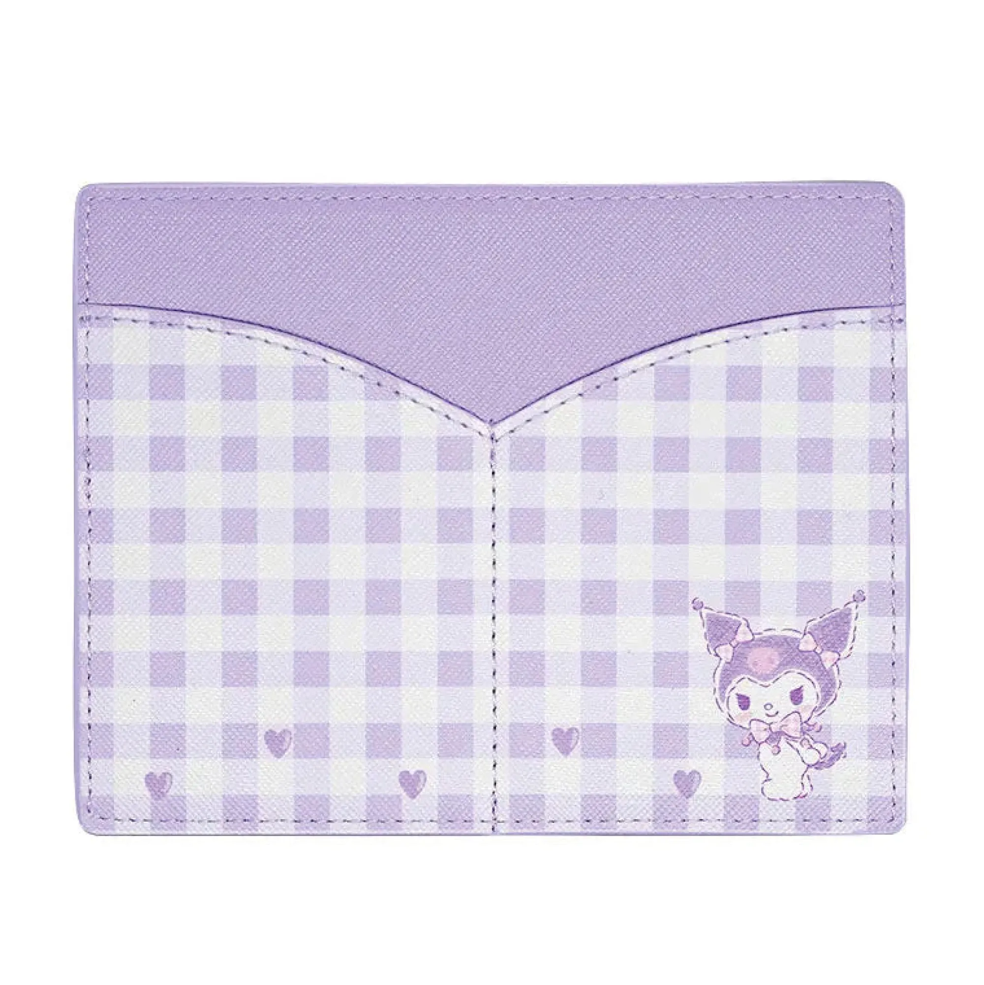 Global Original Kuromi Gingham Travel Wallet