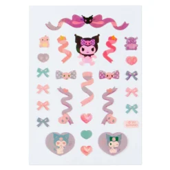 Japan Original Kuromi Holographic Kawaii Stickers