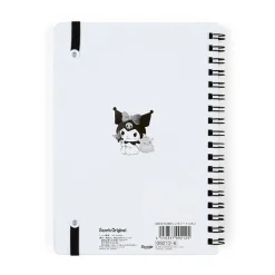 Japan Original Kuromi Lined Notebook (Elastic Closure)