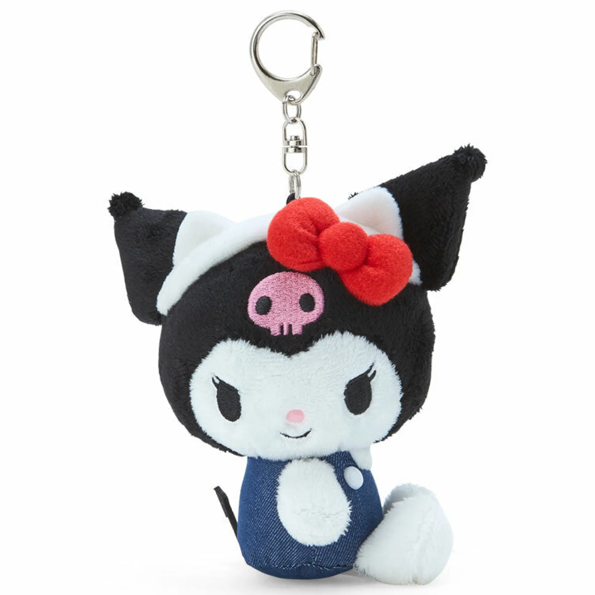 Japan Original Kuromi Mascot Keychain Plush (Hello, Everyone! Series)