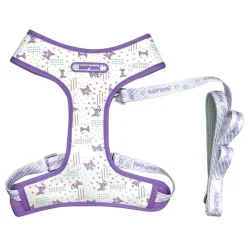 Global Original Kuromi Medium Pet Harness with Leash (Sanrio Pet Collection)