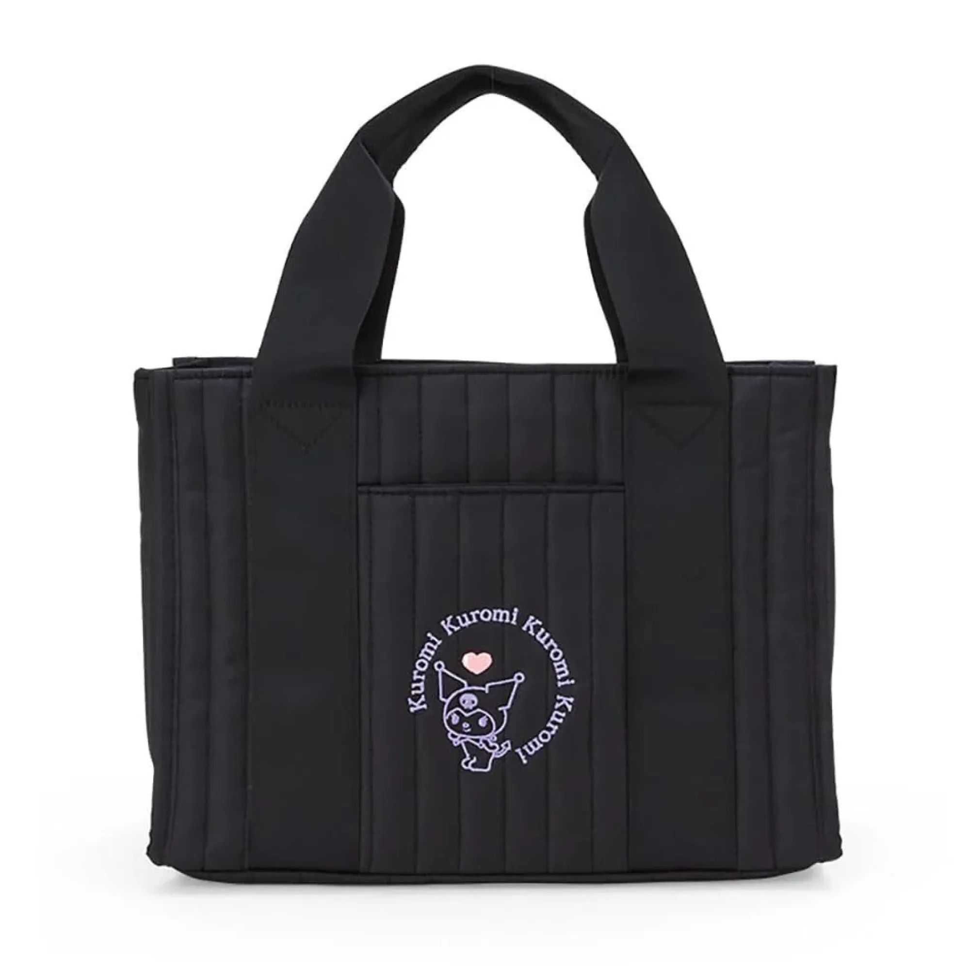 Japan Original Kuromi Mini Everyday Quilted Tote Bag