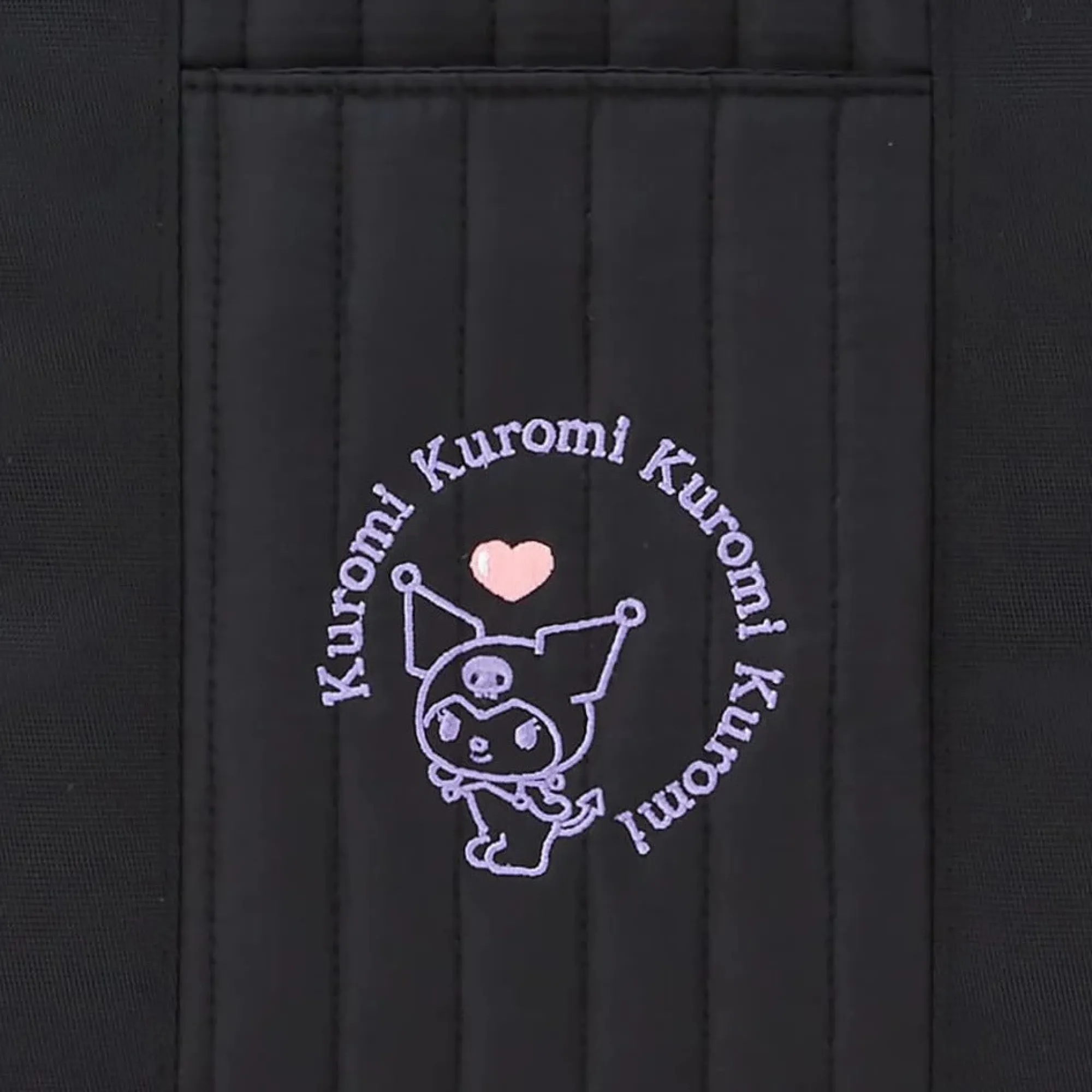 Japan Original Kuromi Mini Everyday Quilted Tote Bag