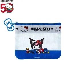 Japan Original Kuromi Mini Flat Pouch (Hello, Everyone! Series)