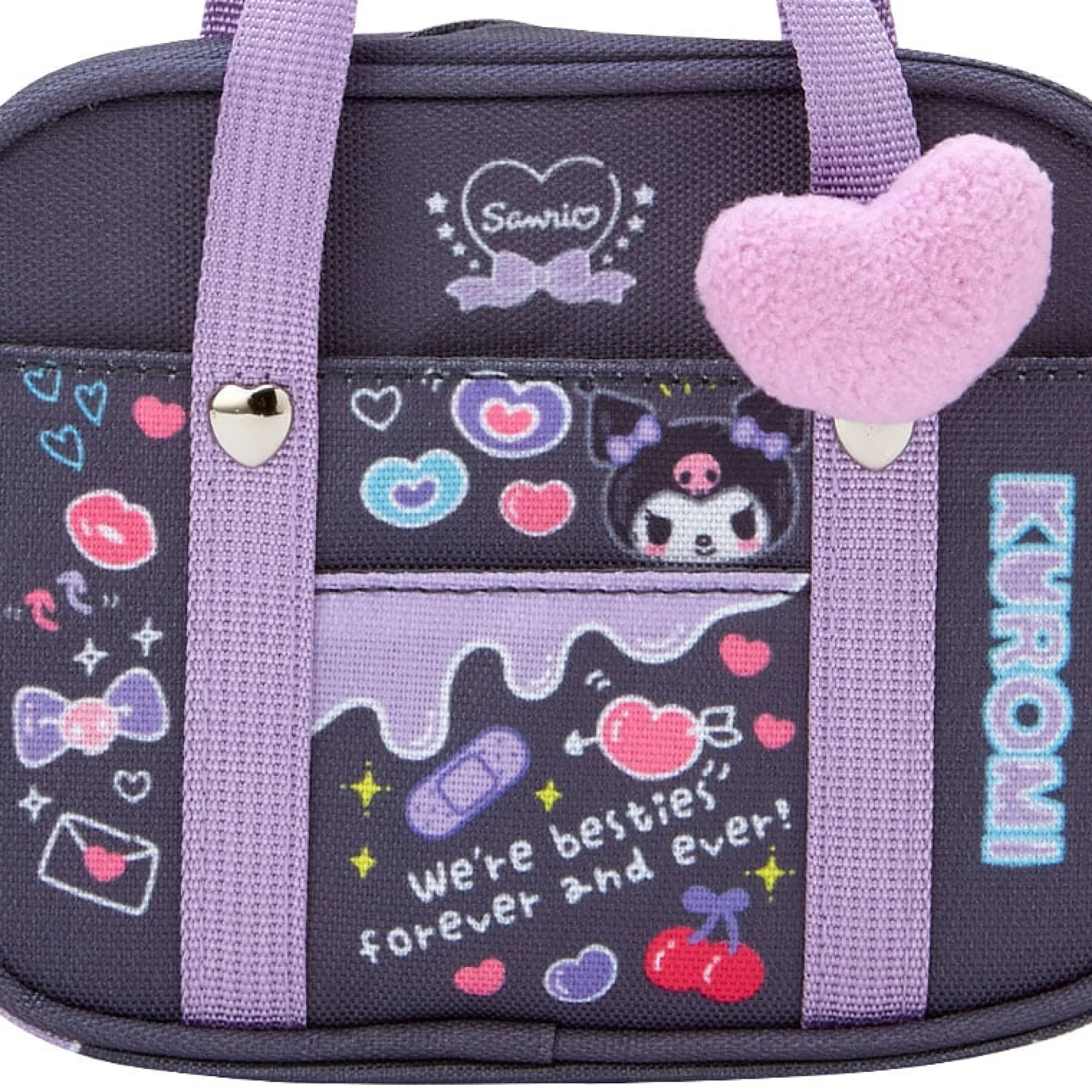 Japan Original Kuromi Mini Handbag (Sanrio Academy Series)