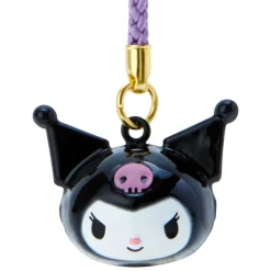 Japan Original Kuromi Mini Mascot Bell Charm